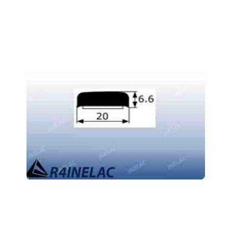 REF 7106. MOLDURA ADHESIVA NEGRA R4 Y6.