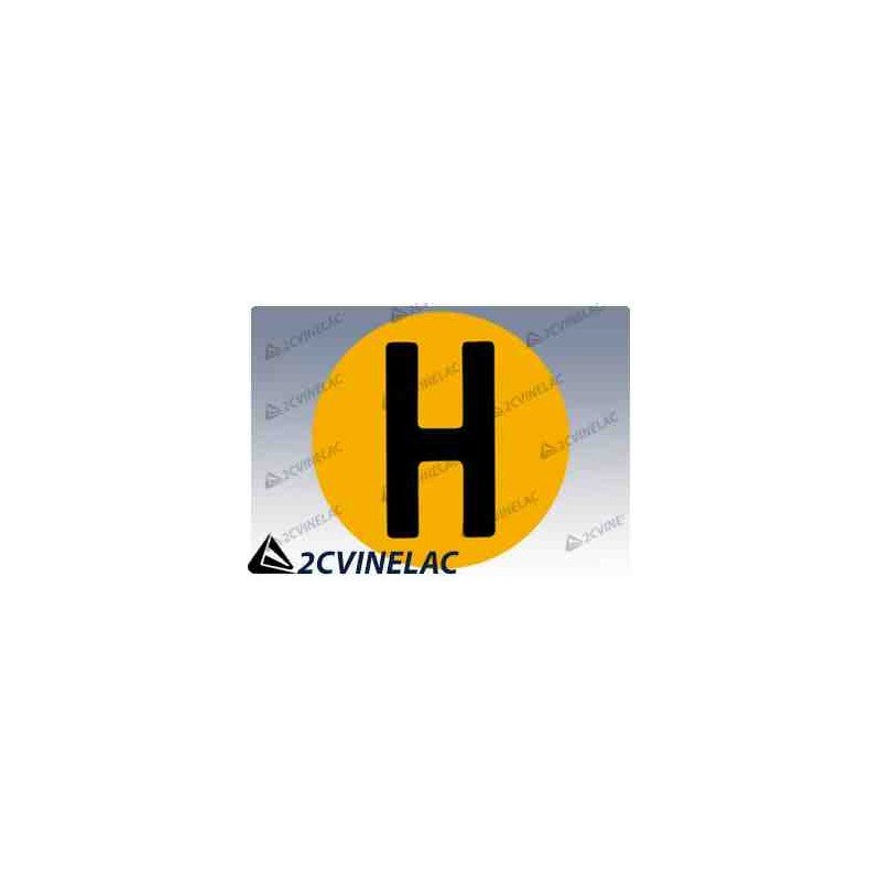 REF 4644. PEGATINA H (historico).