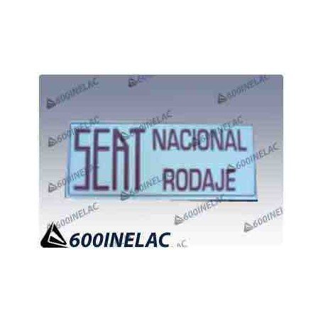 REF . 5280 PEGATINA SEAT NACIONAL RODAJE.