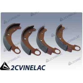 REF 193. JUEGO 4 ZAPATAS TRASERAS 180 x 34.