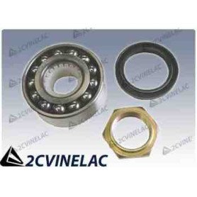 REF 312. KIT RODAMIENTO DE RUEDA 2CV 72mm TRASERO.