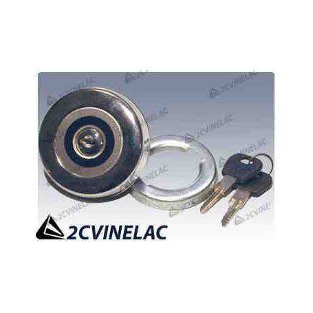 REF 739. TAPON GASOLINA CROMADO CON LLAVE.