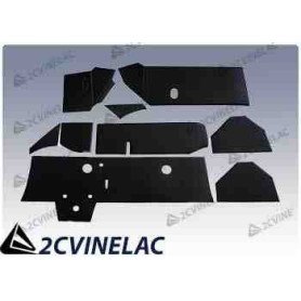 REF 2724. INSONORIZACION INTERIOR DELANTERO ANTIGUO NEGRAS (50-63).