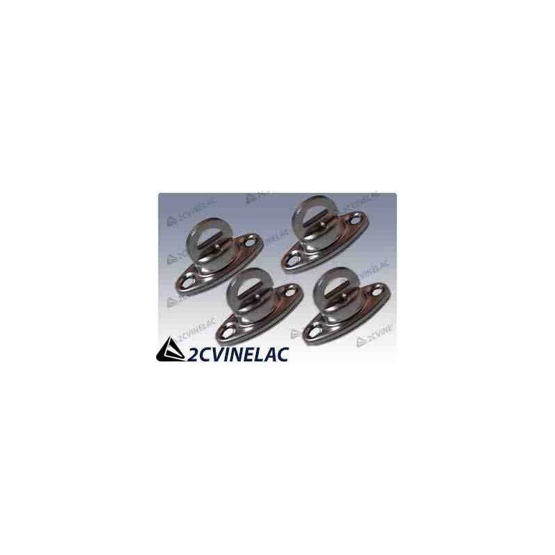 REF 4490. KIT 4 HEBILLAS PUERTA MEHARI.