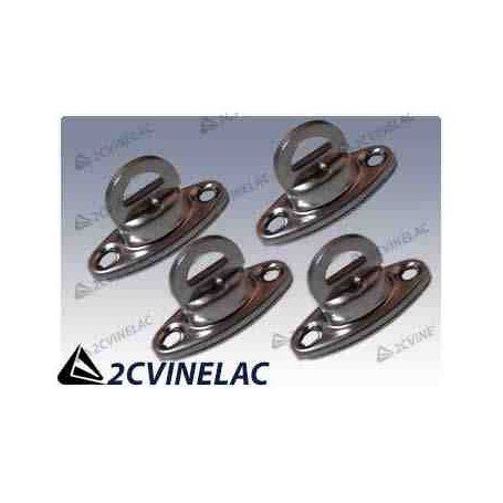 REF 4490. KIT 4 HEBILLAS PUERTA MEHARI.