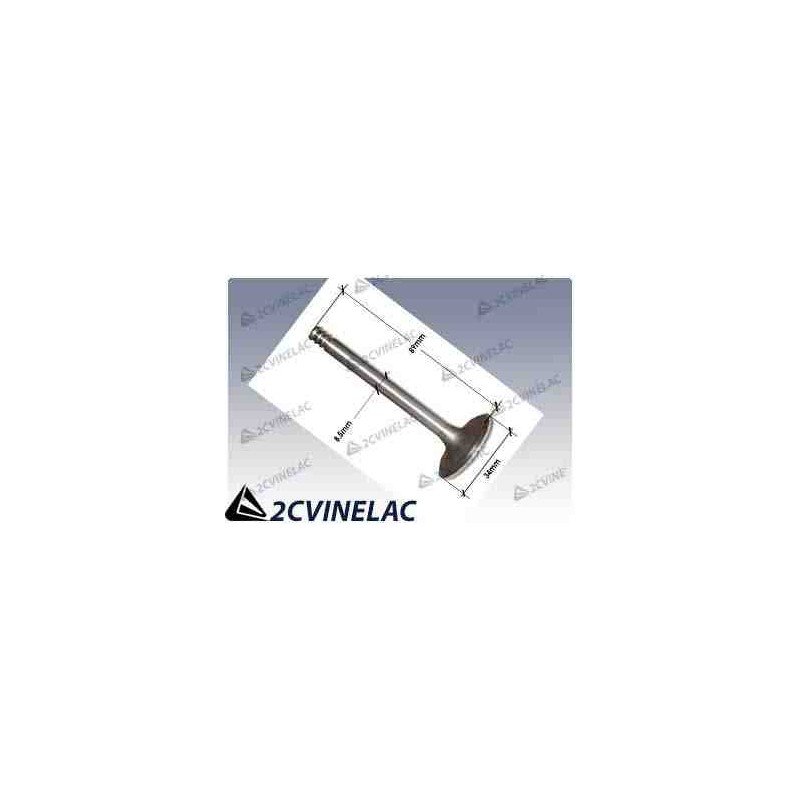 REF 3384. VALVULA DE ESCAPE 8,5*34*89mm (435cc año 68) 3 ranuras.