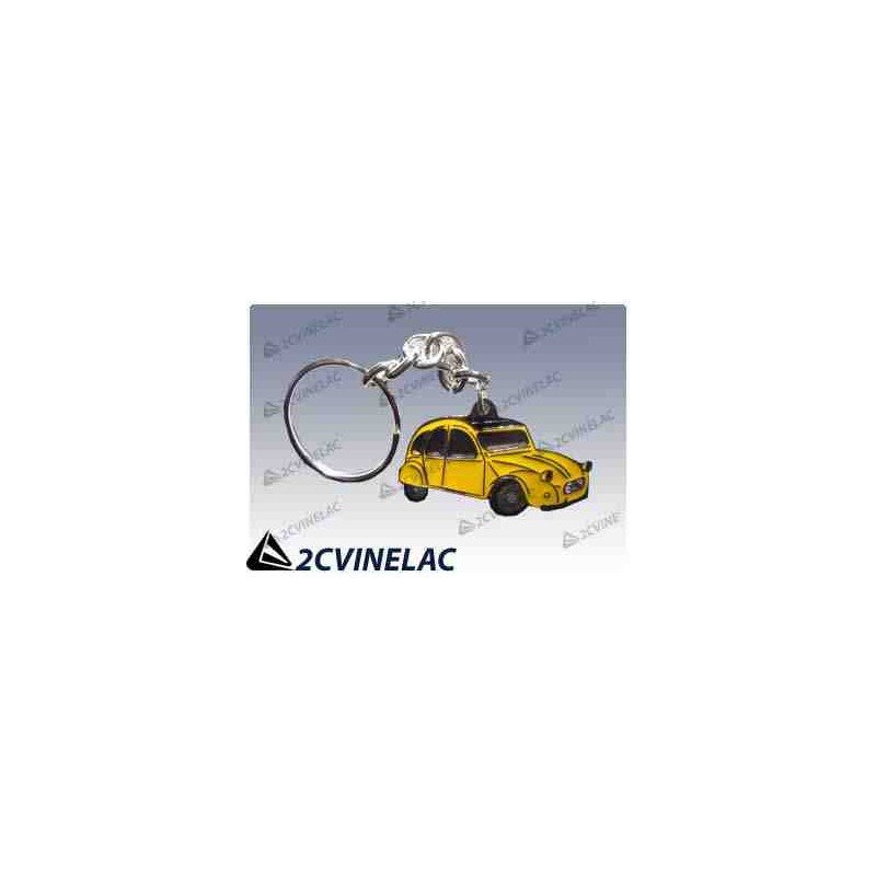 REF 3697. LLAVERO 2CV AMARILLO.