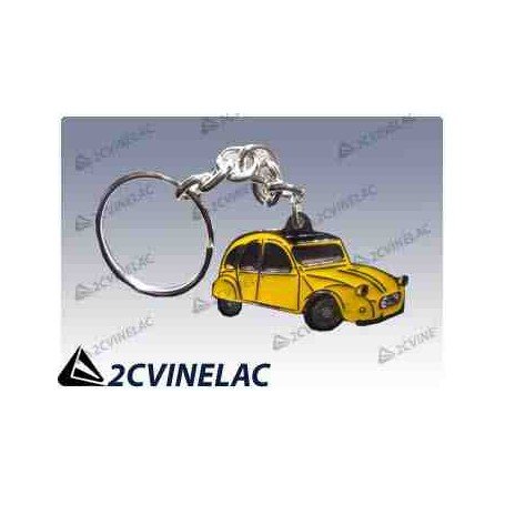 REF 3697. LLAVERO 2CV AMARILLO.