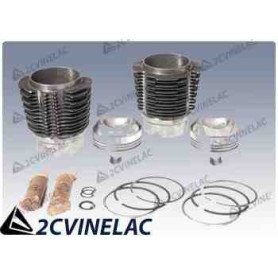 REF 3853. JUEGO DE 2 CILINDROS CON PISTON MOTOR 652cc BIG BORE (BURTON).