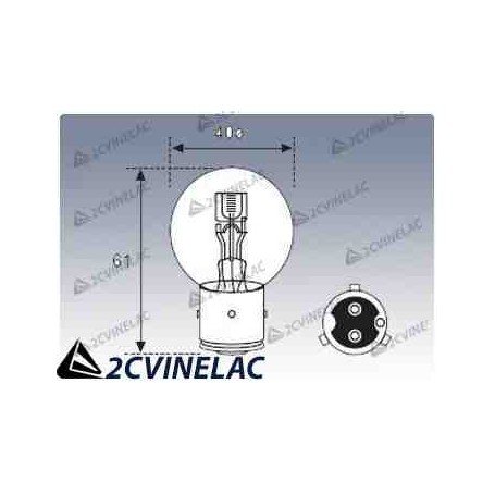 REF 609. BOMBILLA 12V 35/35W BA21d.