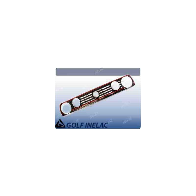 G76. PARRILLA 4 FAROS NEGRA/MOLDURA ROJA 87 al 92.