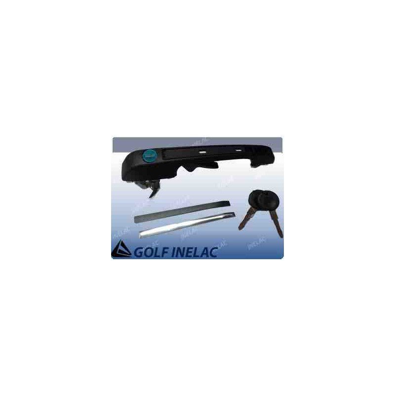 G3. MANILLA EXTERIOR DELANTERA DERECHA CON LLAVE (moldura cromada).