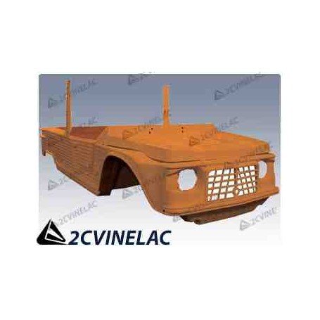 REF 4576. KIT CARROCERIA COMPLETA MEHARI NARANJA M/A.