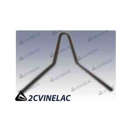 REF 4831. ABRAZADERA PARA PUERTA FRONTAL ACERO INOXIDABLE (BURTON).