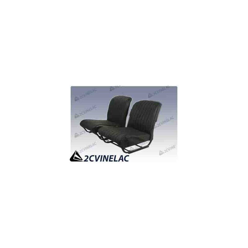 REF 4844. JUEGO TAPICERIA PARA DOS ASIENTOS DELANTEROS PARA AK EN SKAY NEGRO.