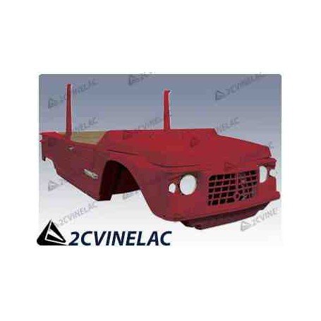 REF 4974. KIT CARROCERIA MEHARI ROJA M/A.