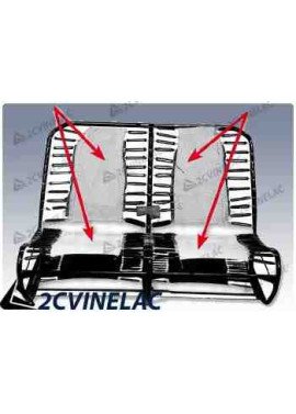 REF 1035. KIT 4 TELAS PARA BANCO TRASERO.