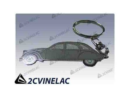 REF 3592. LLAVERO 2CV GRIS (BURTON).