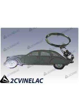 REF 3592. LLAVERO 2CV GRIS (BURTON).