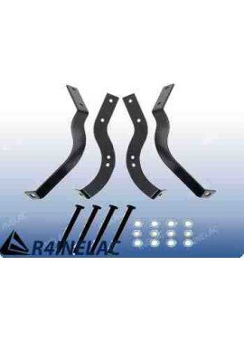 REF 7261. JUEGO SUJECION PARACHOQUES TRASERO R4.