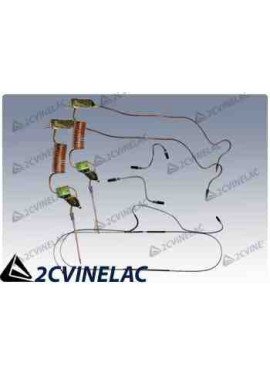 REF 229. JUEGO DE TUBOS DE FRENO DE TAMBOR COMPLETO.