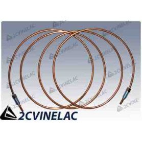 REF 2254. TUBO DE FRENO LARGO DE COBRE [M9x1,25].