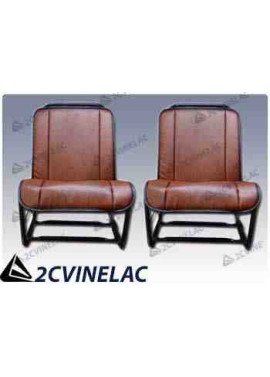 REF 4474. JUEGO FUNDAS SKAI MARRON AZU/AK.