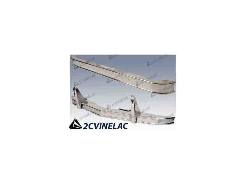 REF 1025. JUEGO DE PARACHOQUES DE ACERO INOXIDABLE PULIDO.