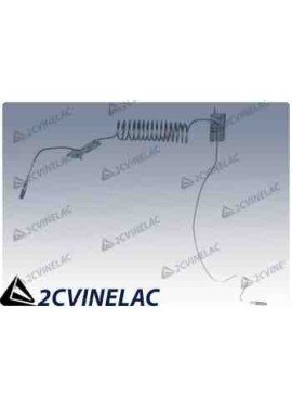 REF 3505. TUBO FRENOS TRASERO DERECHO 08.