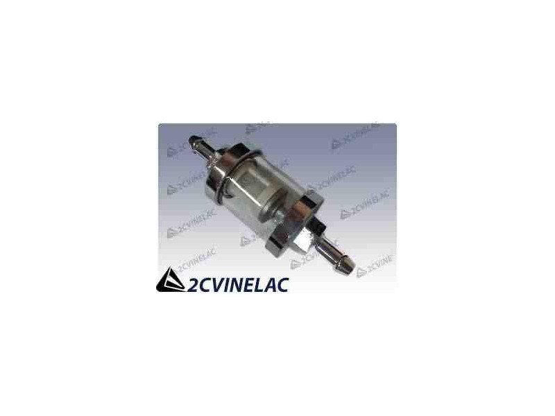 REF 4102. FILTRO GASOLINA CROMADO.