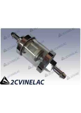 REF 4102. FILTRO GASOLINA CROMADO.