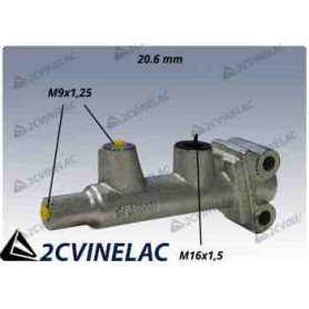 REF 4546. BOMBA FRENO SIMPLE CIRCUITO 2CV4,6.