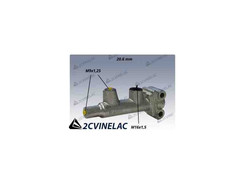 REF 4546. BOMBA FRENO SIMPLE CIRCUITO 2CV4,6.