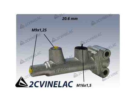 REF 4546. BOMBA FRENO SIMPLE CIRCUITO 2CV4,6.
