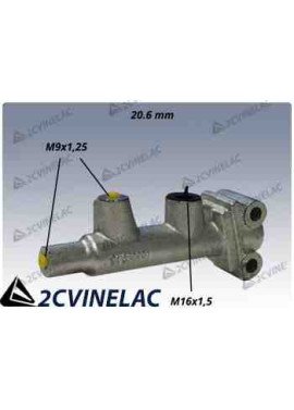 REF 4546. BOMBA FRENO SIMPLE CIRCUITO 2CV4,6.