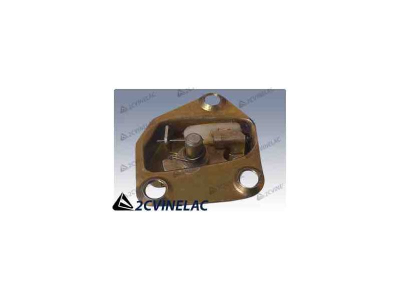 REF 712. CAJA CERRADURA TRASERA IZQUEIRDA DYANE 6 1º SERIE.