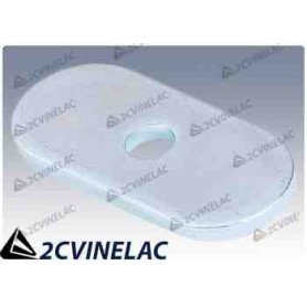 REF 520. ARANDELA OVALADA PARA MONTAJE DEPOSITO.