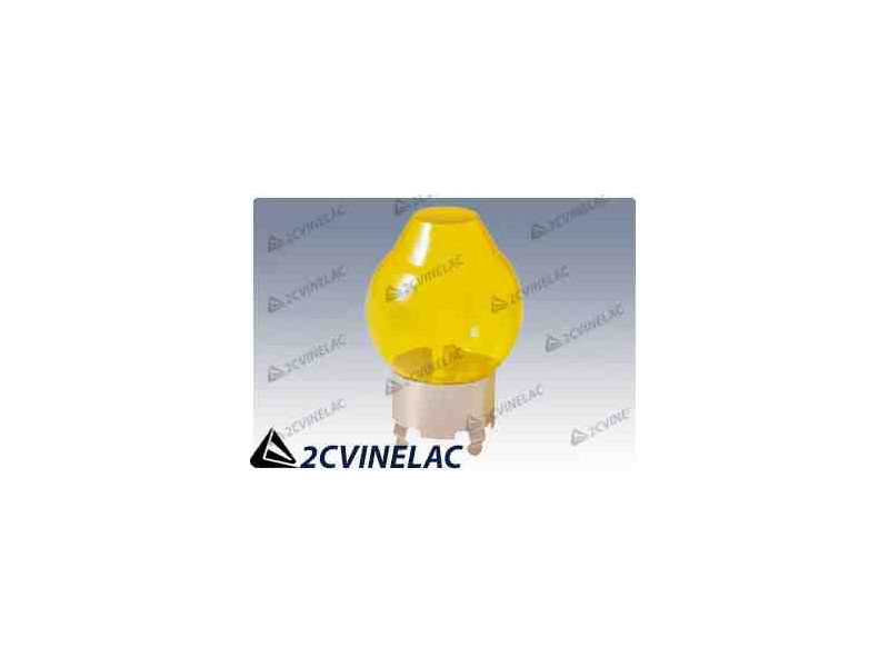 REF 717. CRISTAL AMARILLO PARA BOMBILLA H4.