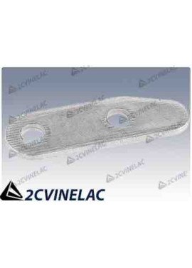 REF 4486. PLACA DE SELLADO BOMBA DE VACIO DE VALVULA  EN ACERO INOXIDABLE (BURTON).