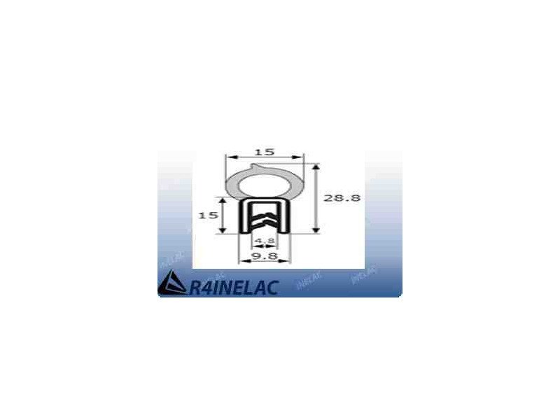 REF 7170. PERFIL CONTORNO MALETERO (ALMA METALICA).
