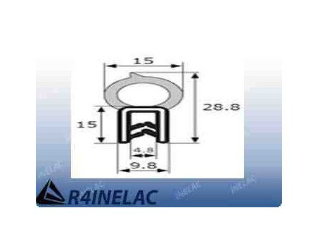 REF 7170. PERFIL CONTORNO MALETERO (ALMA METALICA).
