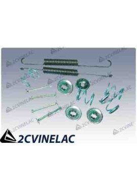 REF 191. KIT FIJACION PARA LAS 4 ZAPATAS DELANTERAS.