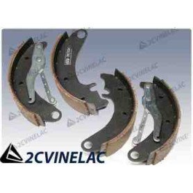 REF 1987. JUEGO 4 ZAPATAS DELANTERAS DIAMETRO 220L (45mm).