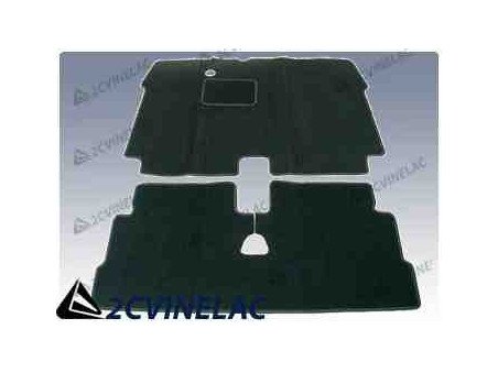 REF 886. ALFOMBRILLA TEXTIL. COLOR  NEGRO.
