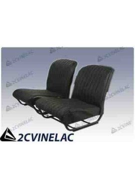 REF 4844. JUEGO TAPICERIA PARA DOS ASIENTOS DELANTEROS PARA AK EN SKAY NEGRO.