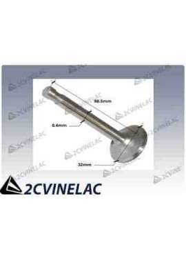 REF 3385. VALVULA DE ESCAPE 8,4*88,5*32 (425cc 1963-) 1 ranura.
