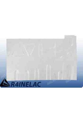 REF 7432. CHAPA TRASERA IZQUIERDA PARTE INFERIOR CHASIS R4.