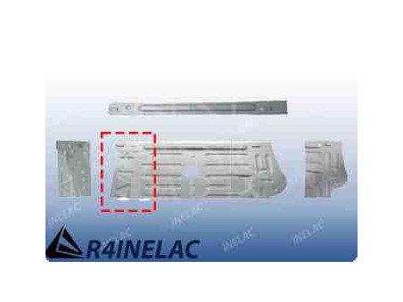 REF 7432. CHAPA TRASERA IZQUIERDA PARTE INFERIOR CHASIS R4.