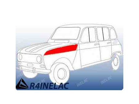 REF 7426. CHAPA REPARACION SUPERIOR ALETA TRASERA IZQUIERDA R4.