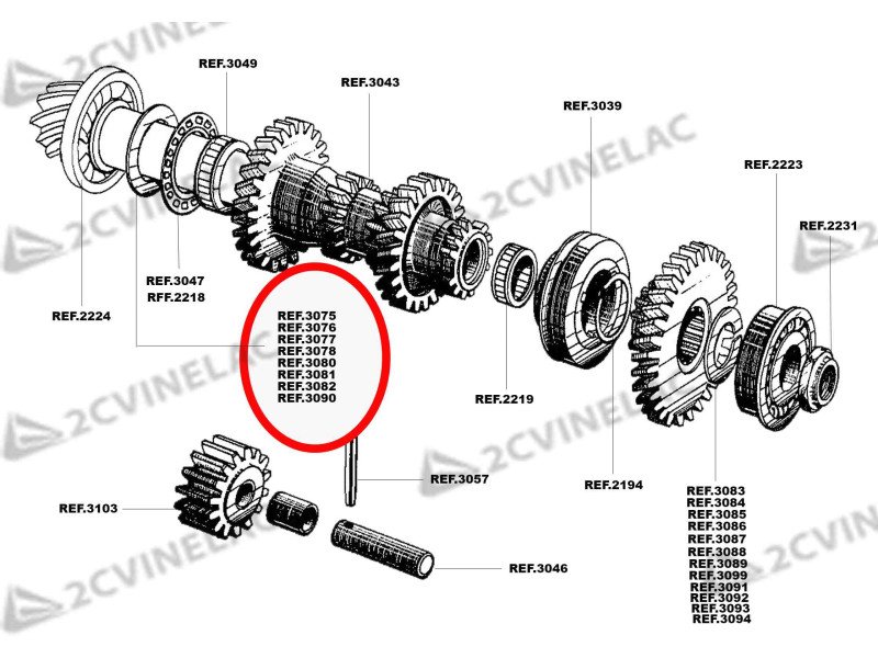 REF 3075. ARANDELA ESPESOR (1,82)